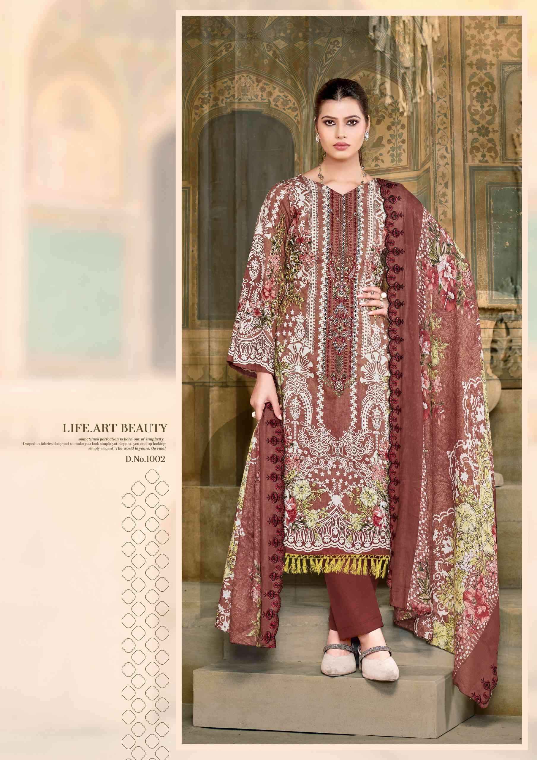 Kavyakala Anarkali Vol-6 Cotton Dress Material (8 pcs Catalogue)