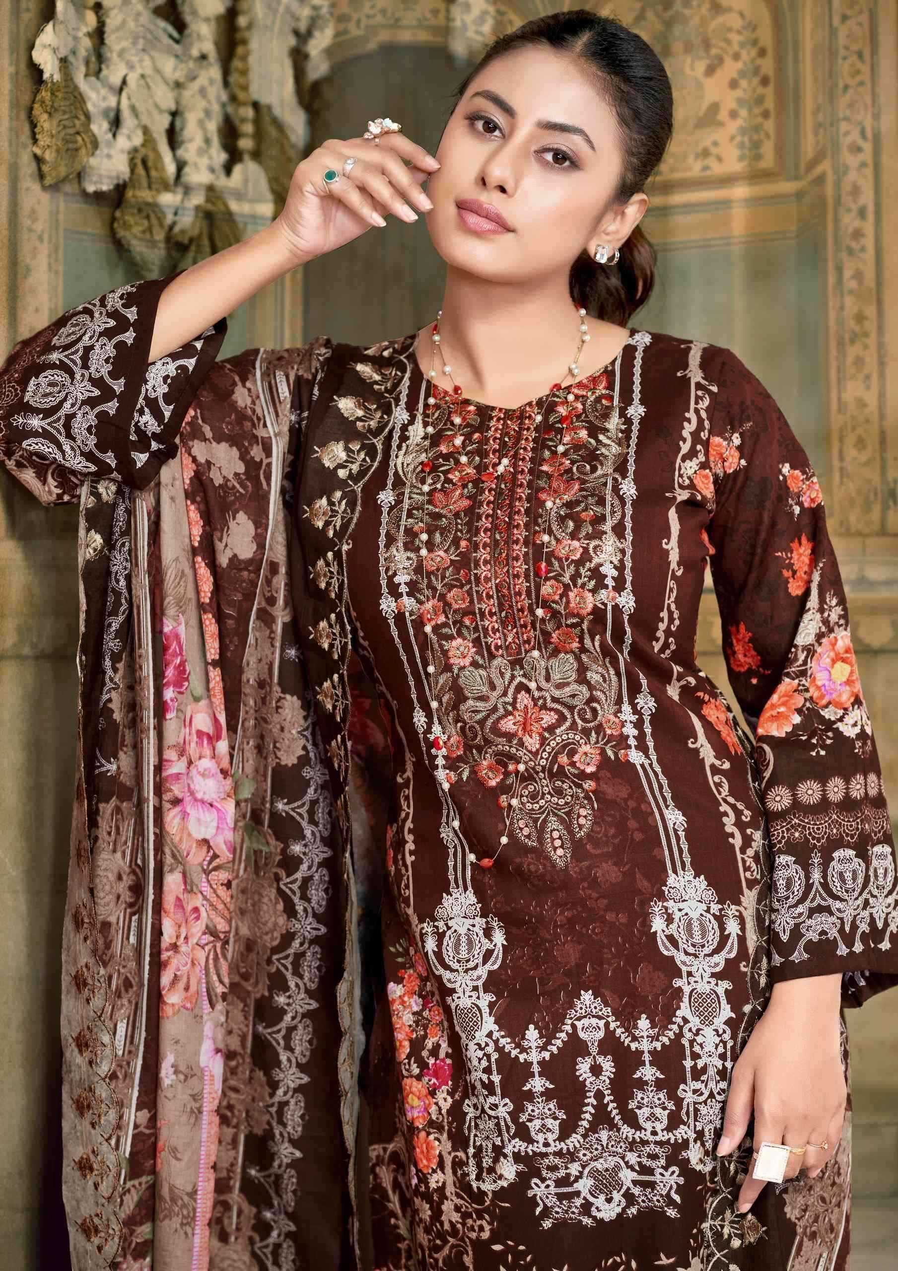 Kavyakala Anarkali Vol-6 Cotton Dress Material (8 pcs Catalogue)