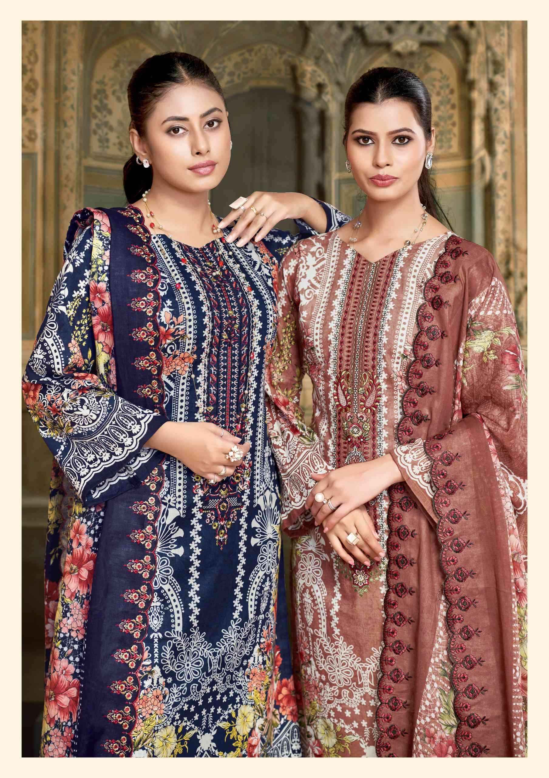Kavyakala Anarkali Vol-6 Cotton Dress Material (8 pcs Catalogue)