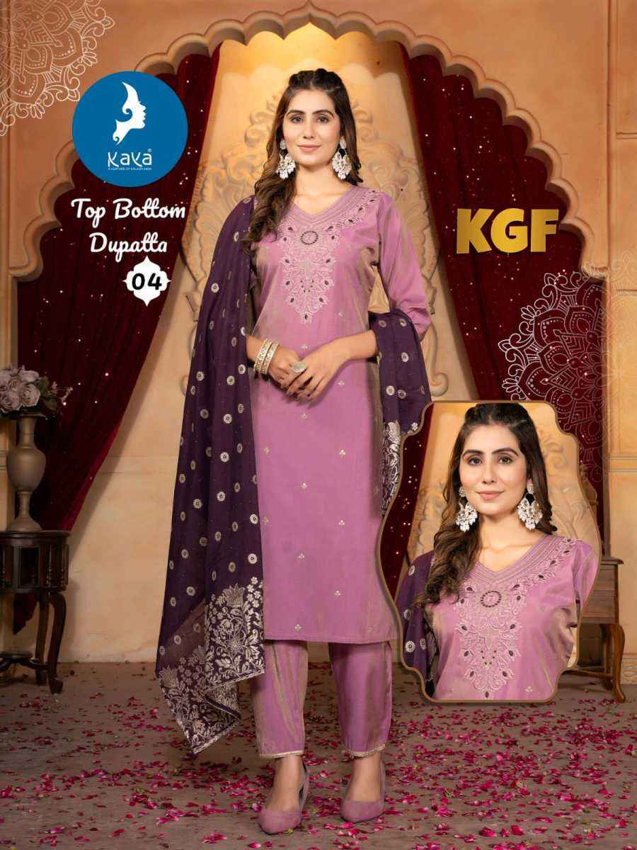 Kaya KGF Cotton Readymade Suit (6 pcs Catalogue)