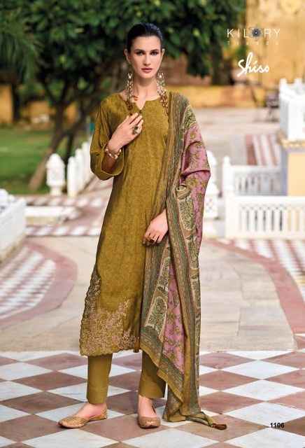 Kilory Trends Shiso Viscouse Silk Dress Material (8 pcs Catalogue)