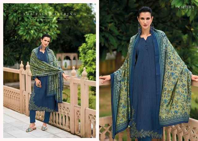 Kilory Trends Shiso Viscouse Silk Dress Material (8 pcs Catalogue)