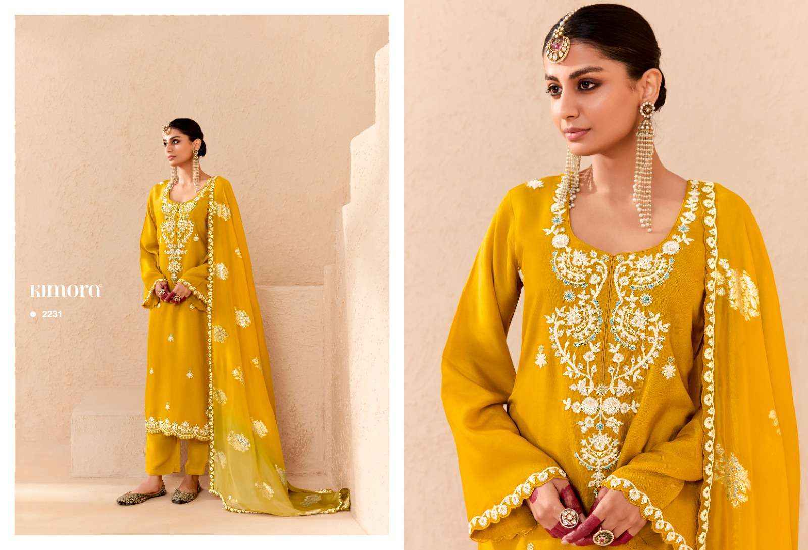 Kimora Sajda Vol-53 Silk Dress Material (6 pcs Catalogue)
