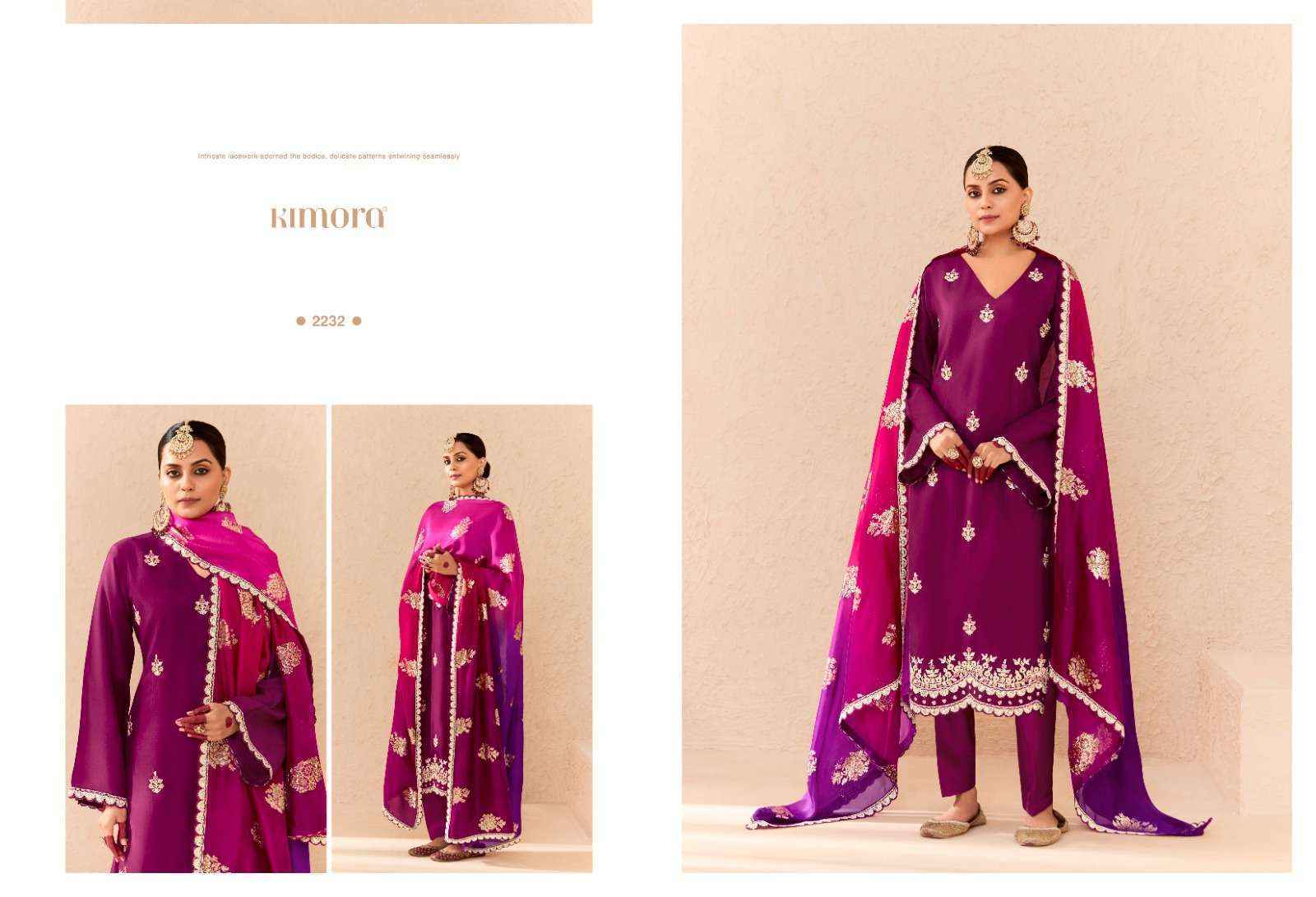 Kimora Sajda Vol-53 Silk Dress Material (6 pcs Catalogue)
