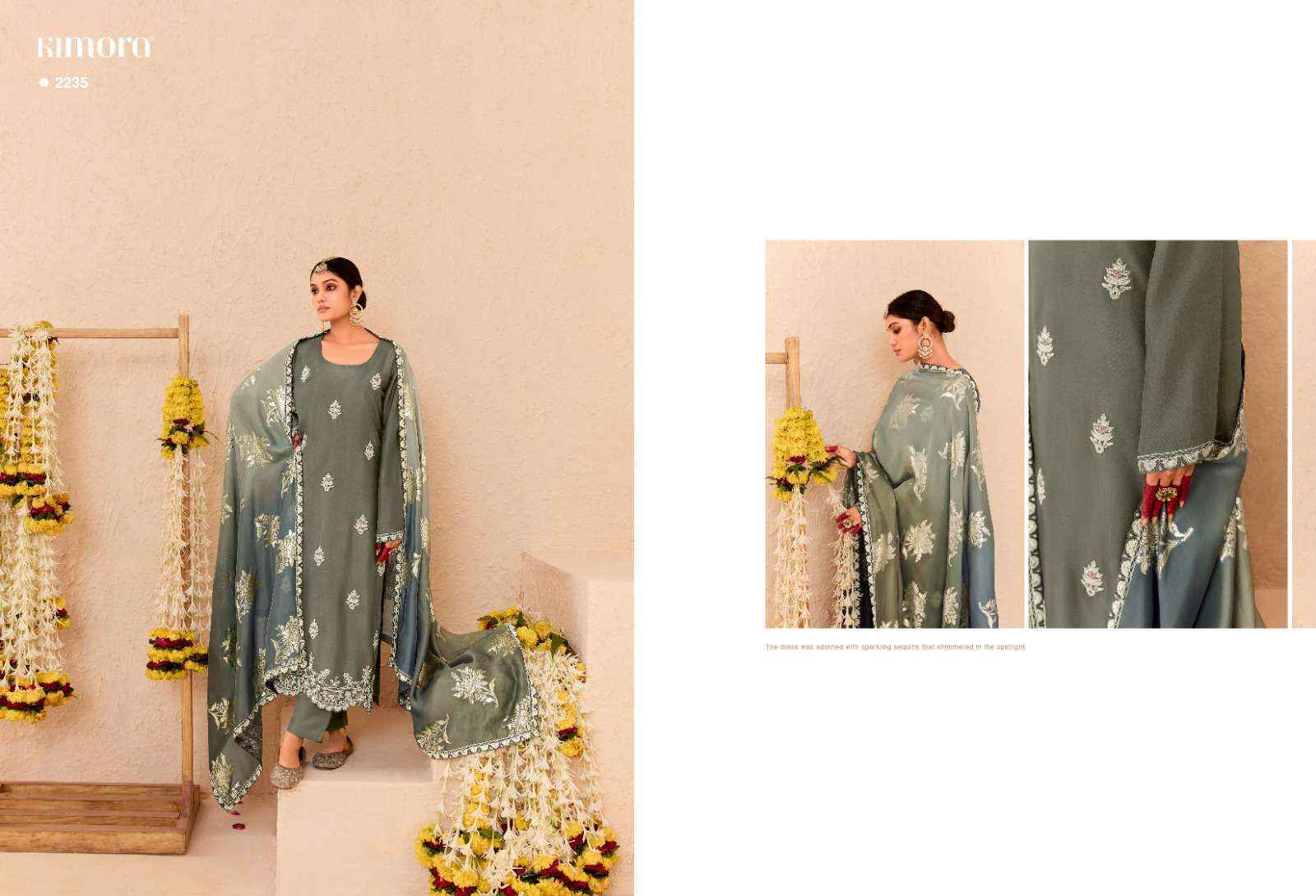 Kimora Sajda Vol-53 Silk Dress Material (6 pcs Catalogue)