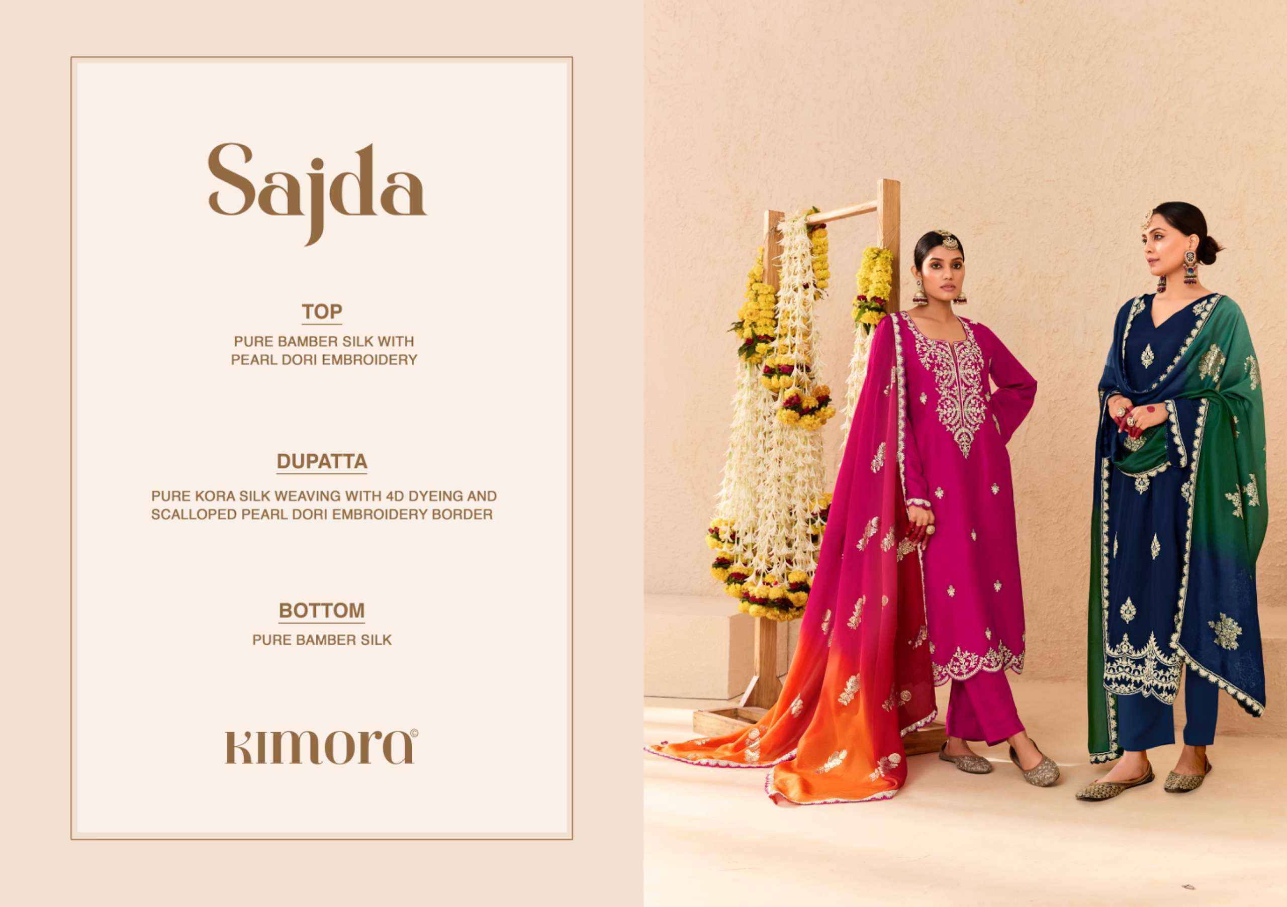 Kimora Sajda Vol-53 Silk Dress Material (6 pcs Catalogue)
