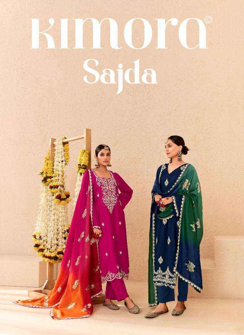 Kimora Sajda Vol-53 Silk Dress Material (6 pcs Catalogue)