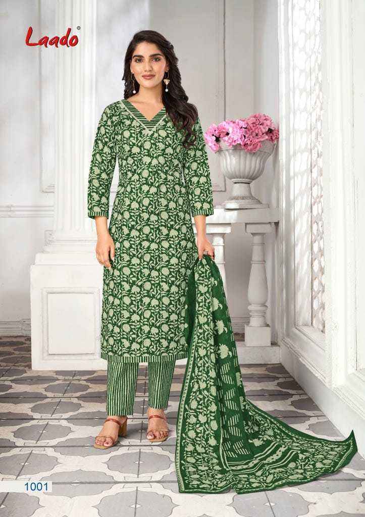 Laado Nargis Vol-1 Cotton Readymade Suit (10 pcs Catalogue)