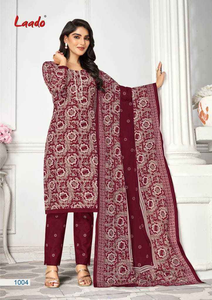 Laado Nargis Vol-1 Cotton Readymade Suit (10 pcs Catalogue)