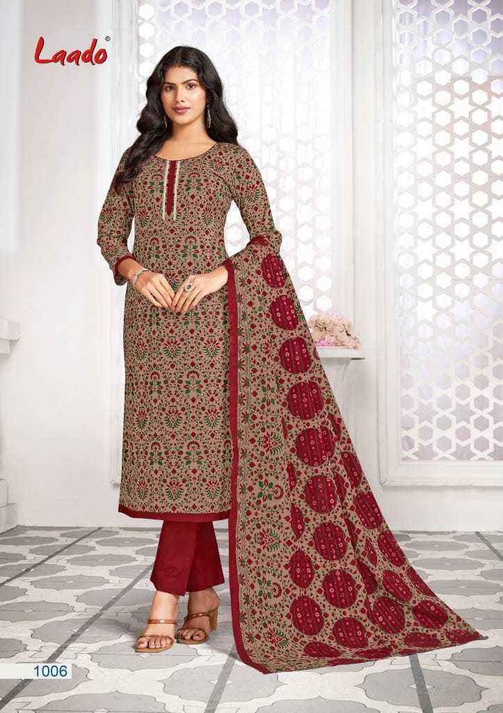 Laado Nargis Vol-1 Cotton Readymade Suit (10 pcs Catalogue)