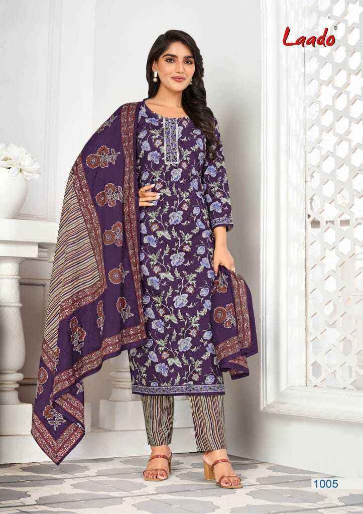 Laado Nargis Vol-1 Cotton Readymade Suit (10 pcs Catalogue)