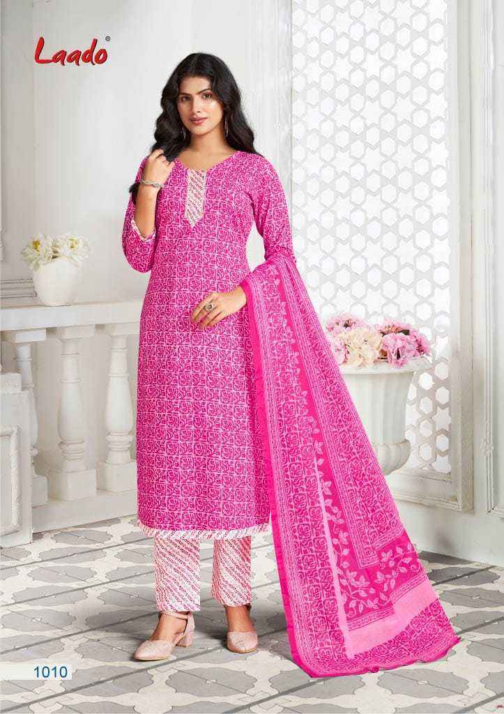 Laado Nargis Vol-1 Cotton Readymade Suit (10 pcs Catalogue)