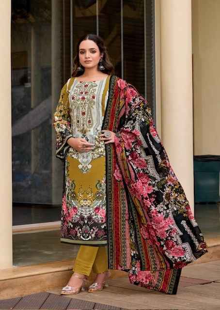 Levisha Naira Nx Vol-11 Cotton Dress Material (8 pcs Catalogue)