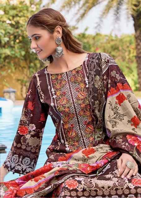 Levisha Naira Nx Vol-11 Cotton Dress Material (8 pcs Catalogue)