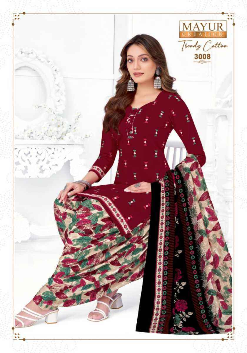 Mayur Trendy Cotton Vol-3 Cotton Dress Material (10 pcs Catalogue)