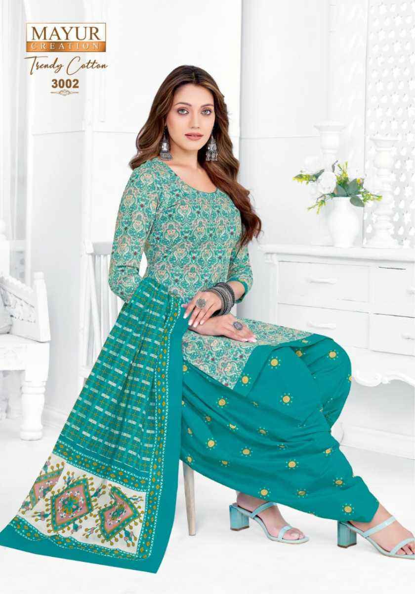 Mayur Trendy Cotton Vol-3 Cotton Dress Material (10 pcs Catalogue)