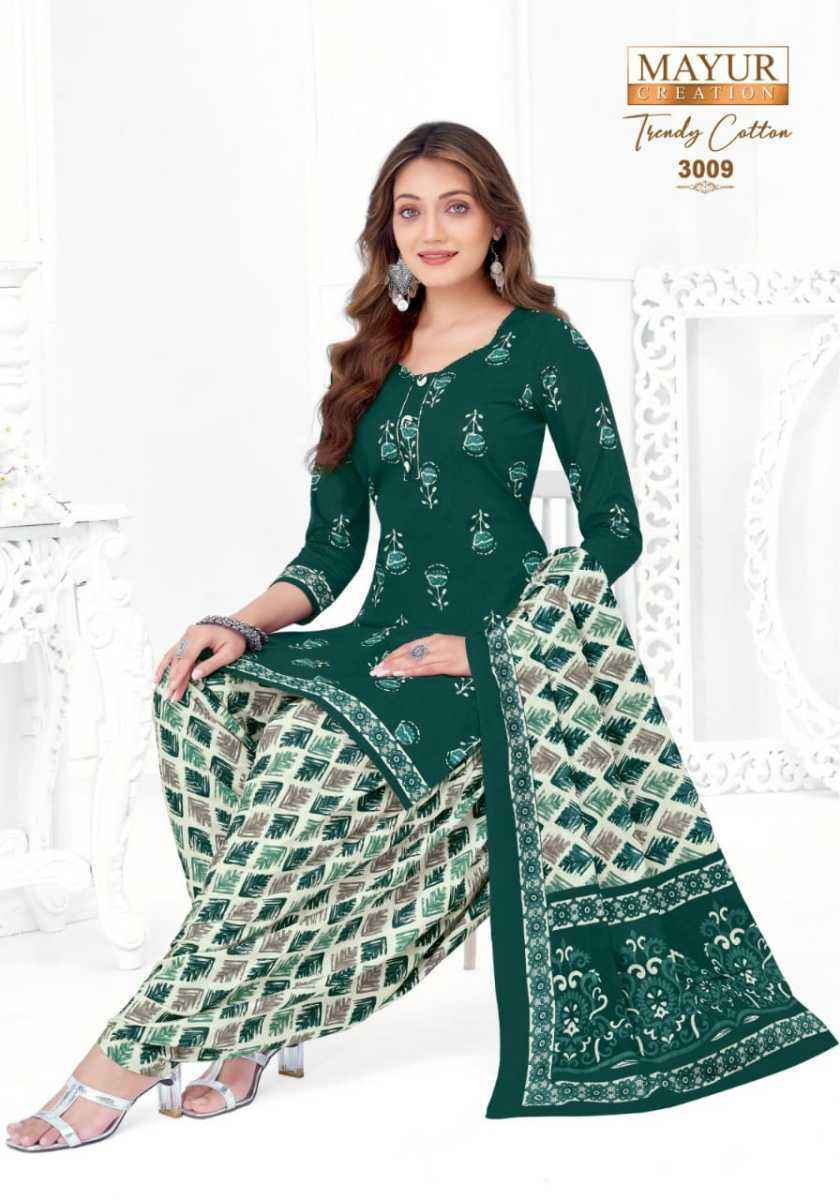 Mayur Trendy Cotton Vol-3 Cotton Dress Material (10 pcs Catalogue)