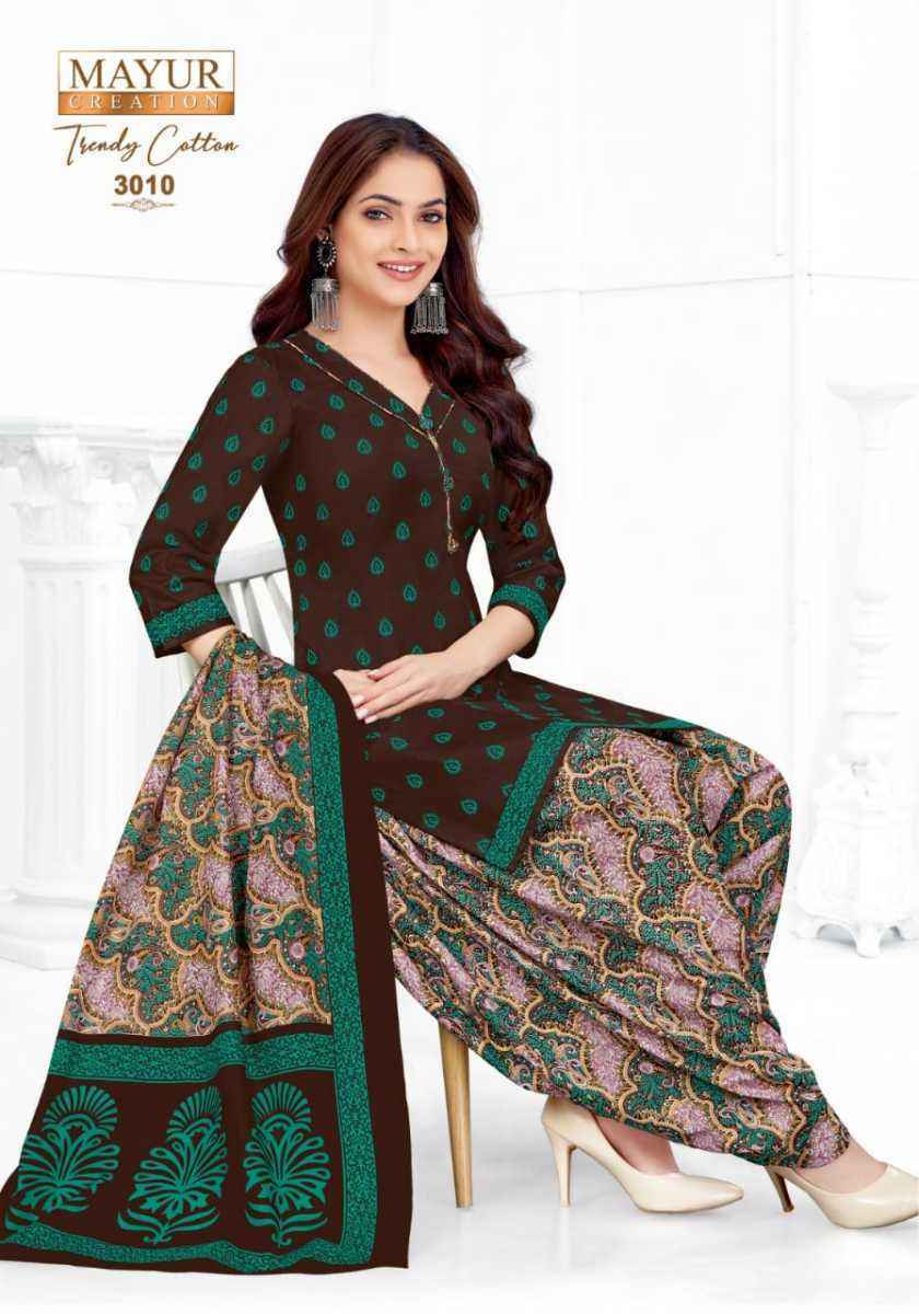Mayur Trendy Cotton Vol-3 Cotton Dress Material (10 pcs Catalogue)