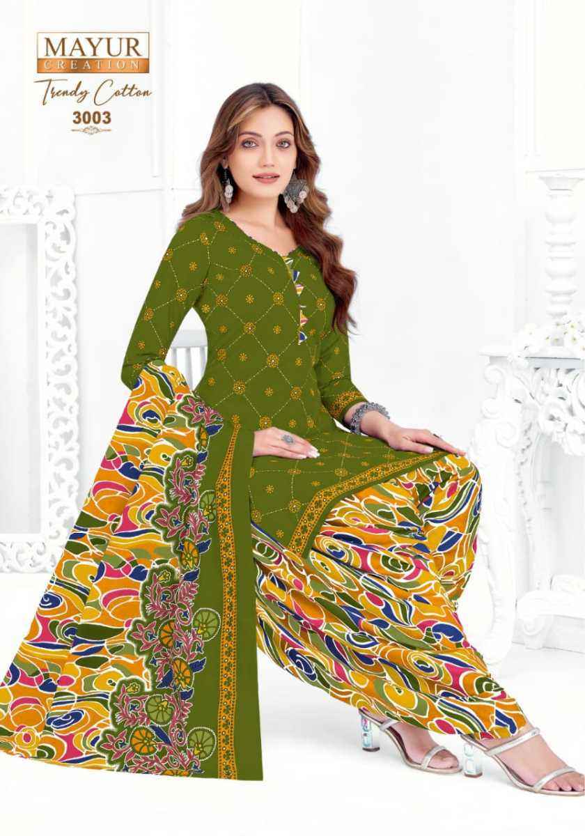 Mayur Trendy Cotton Vol-3 Cotton Dress Material (10 pcs Catalogue)