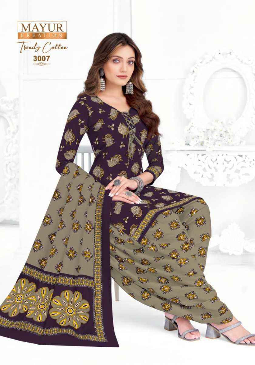 Mayur Trendy Cotton Vol-3 Cotton Dress Material (10 pcs Catalogue)