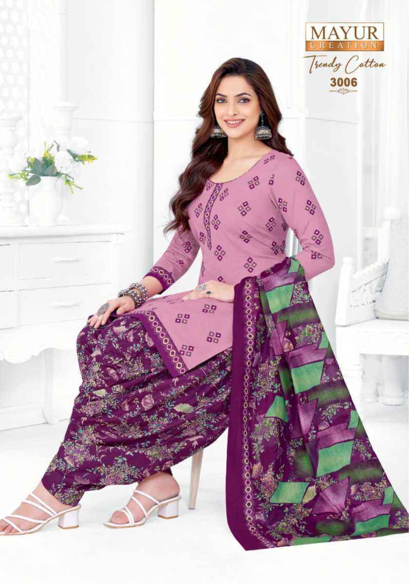 Mayur Trendy Cotton Vol-3 Cotton Dress Material (10 pcs Catalogue)