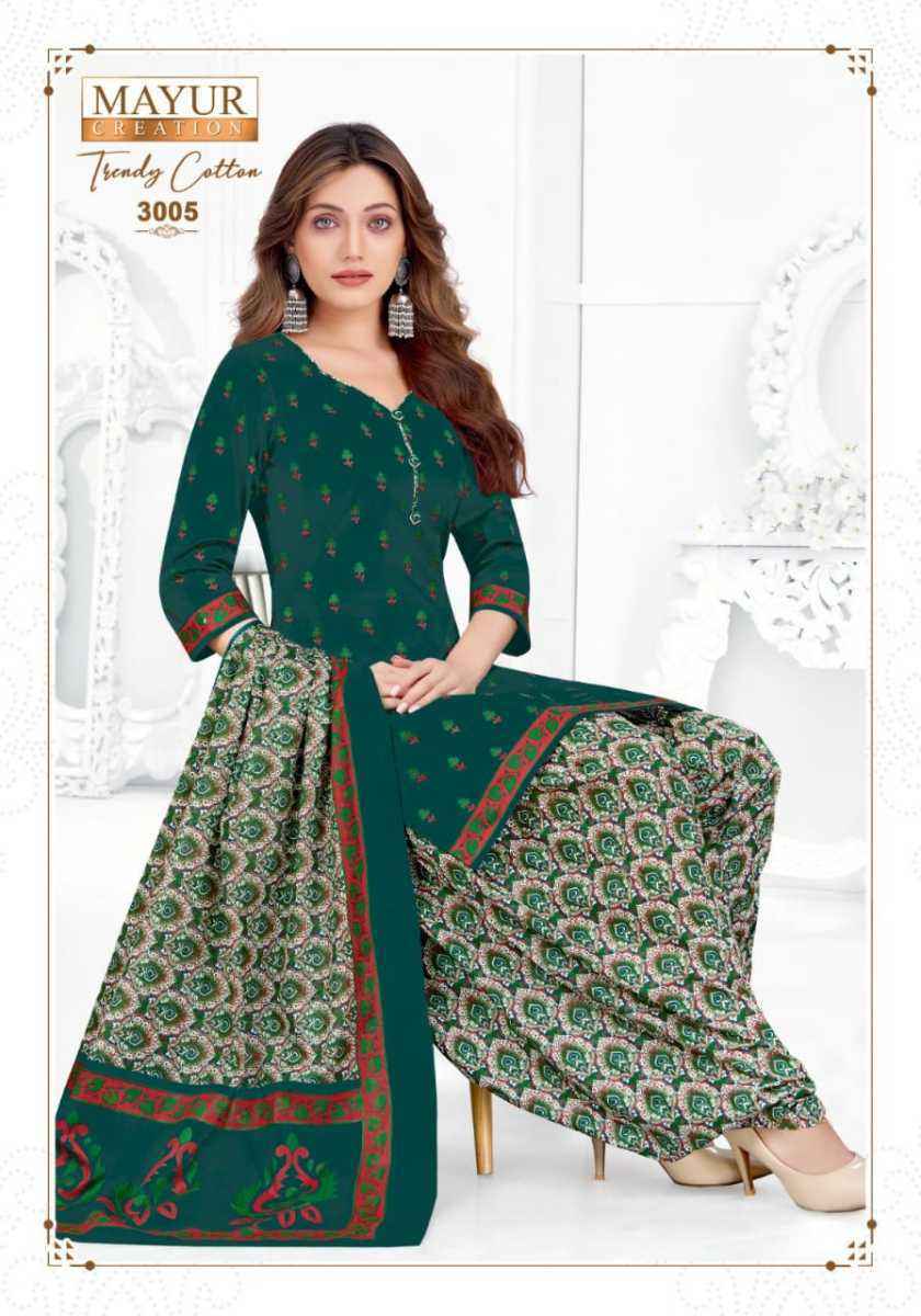 Mayur Trendy Cotton Vol-3 Cotton Dress Material (10 pcs Catalogue)