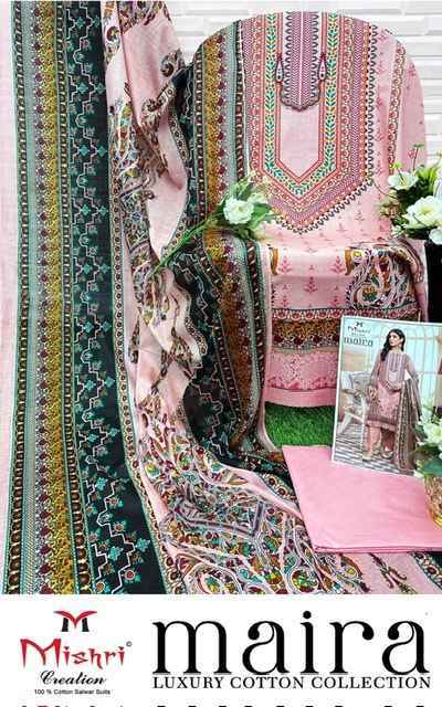 Mishri Creation Maira Cotton Dress Material (6 pcs Catalogue)