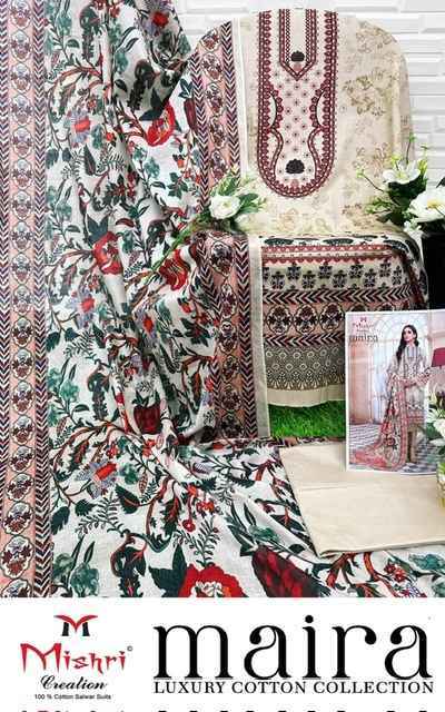 Mishri Creation Maira Cotton Dress Material (6 pcs Catalogue)