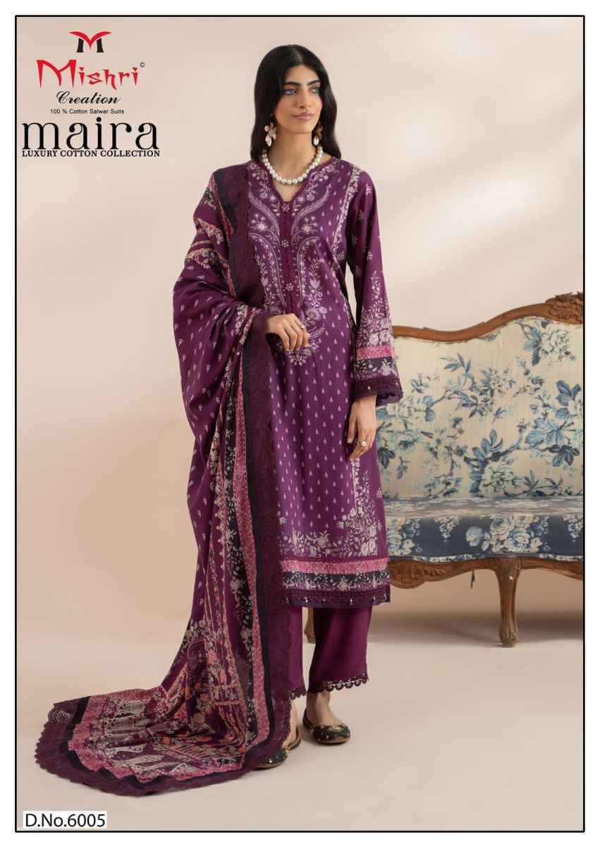 Mishri Creation Maira Cotton Dress Material (6 pcs Catalogue)