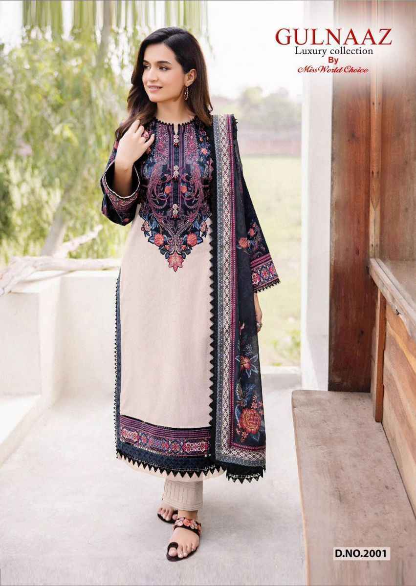 Miss World Choice Gulnaaz Vol-2 Cotton Dress Material (6 pcs Catalogue)