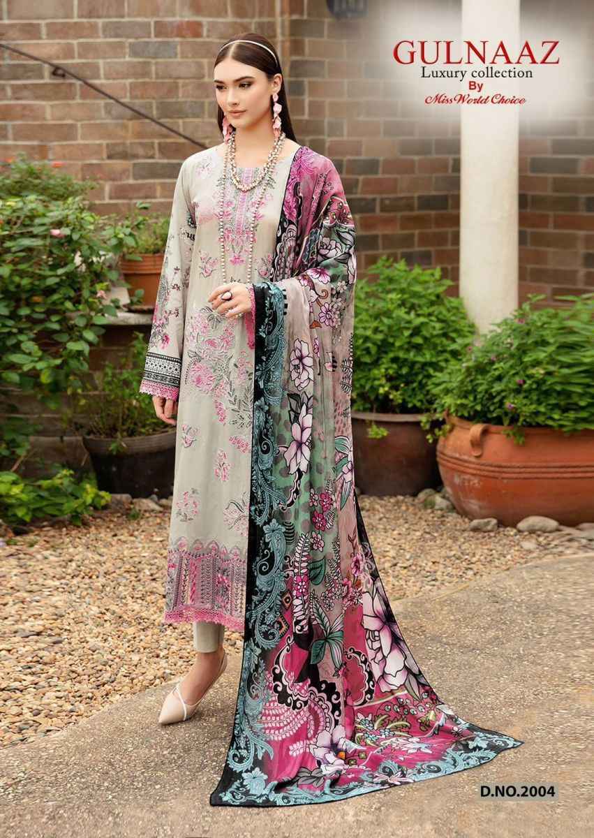 Miss World Choice Gulnaaz Vol-2 Cotton Dress Material (6 pcs Catalogue)