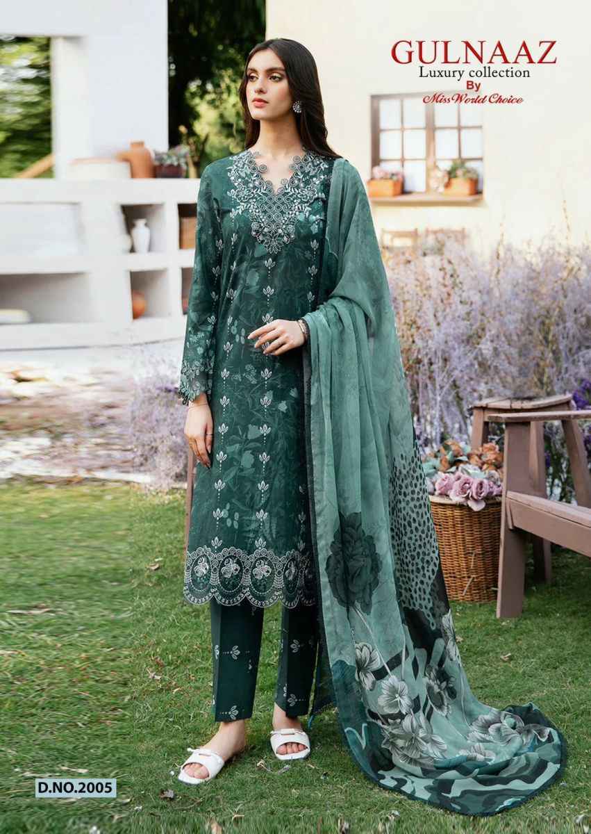 Miss World Choice Gulnaaz Vol-2 Cotton Dress Material (6 pcs Catalogue)