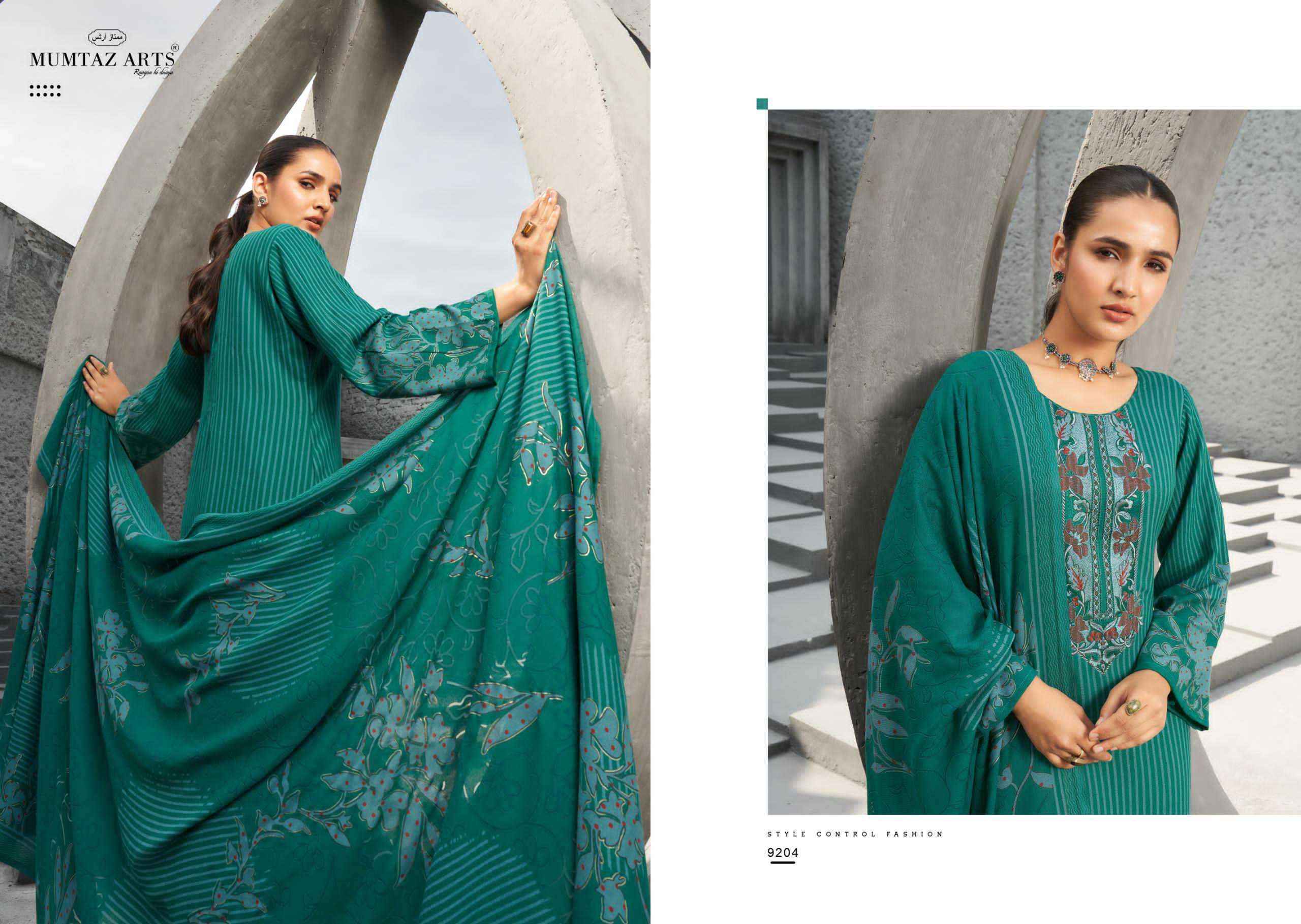 Mumtaz Arts Zohra Pashmina Dress Material (4 pcs Catalogue)