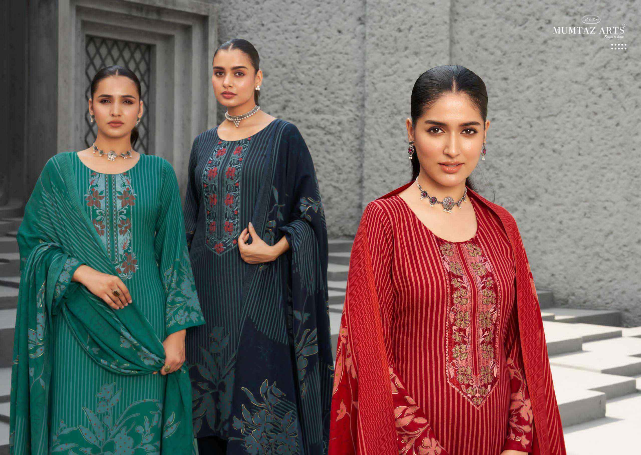 Mumtaz Arts Zohra Pashmina Dress Material (4 pcs Catalogue)