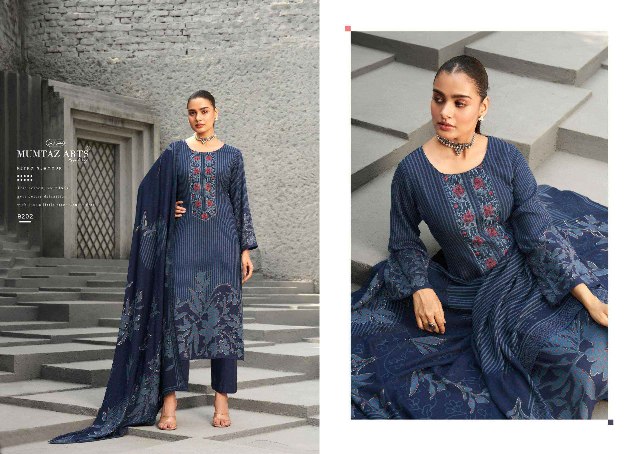 Mumtaz Arts Zohra Pashmina Dress Material (4 pcs Catalogue)