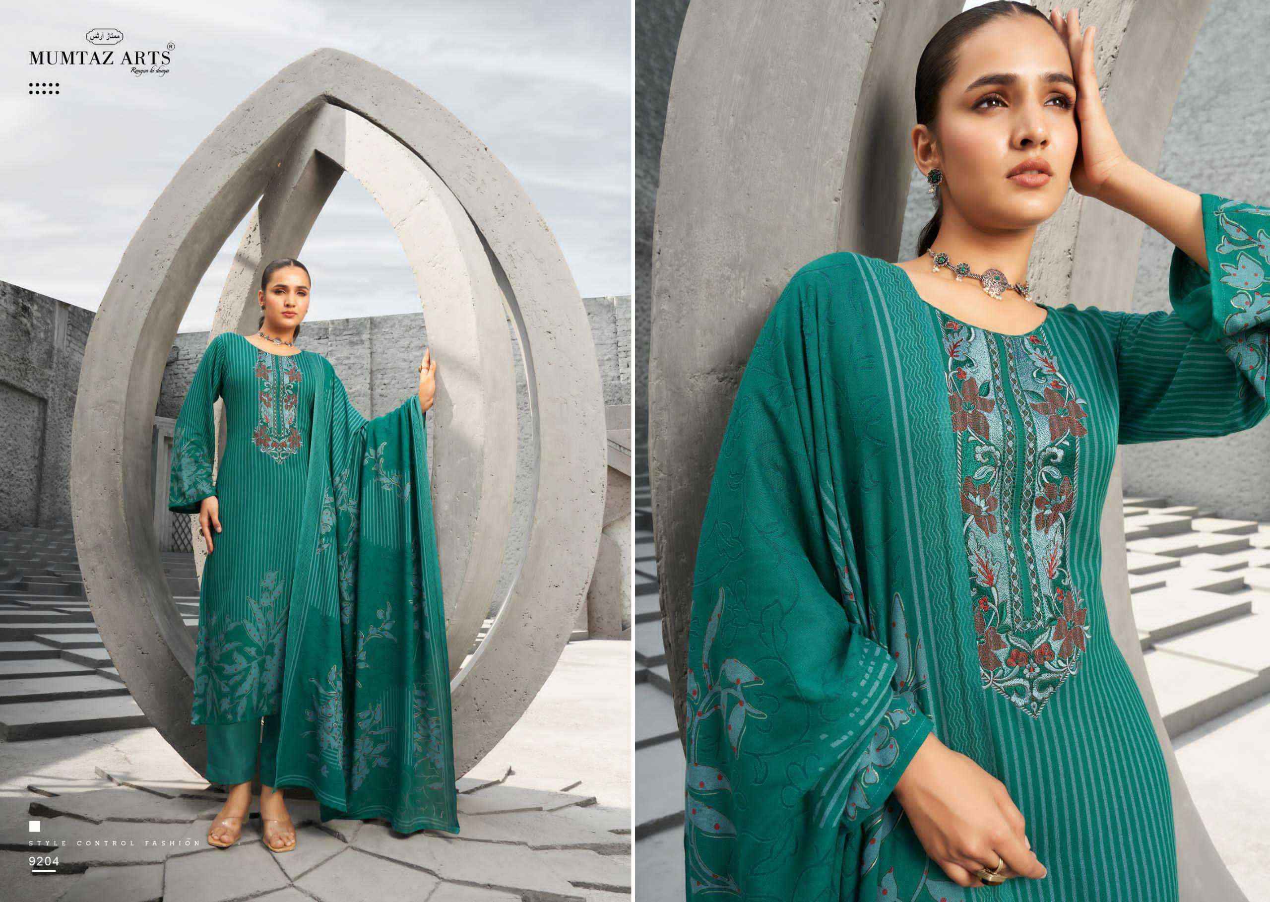 Mumtaz Arts Zohra Pashmina Dress Material (4 pcs Catalogue)