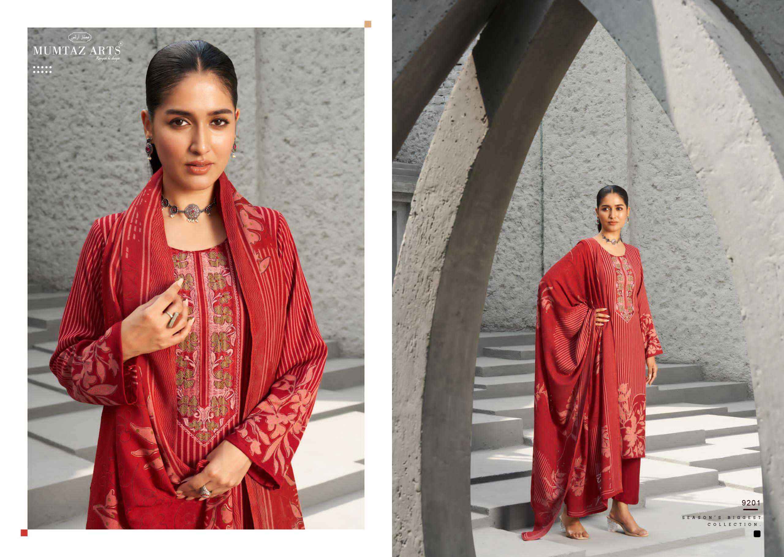 Mumtaz Arts Zohra Pashmina Dress Material (4 pcs Catalogue)