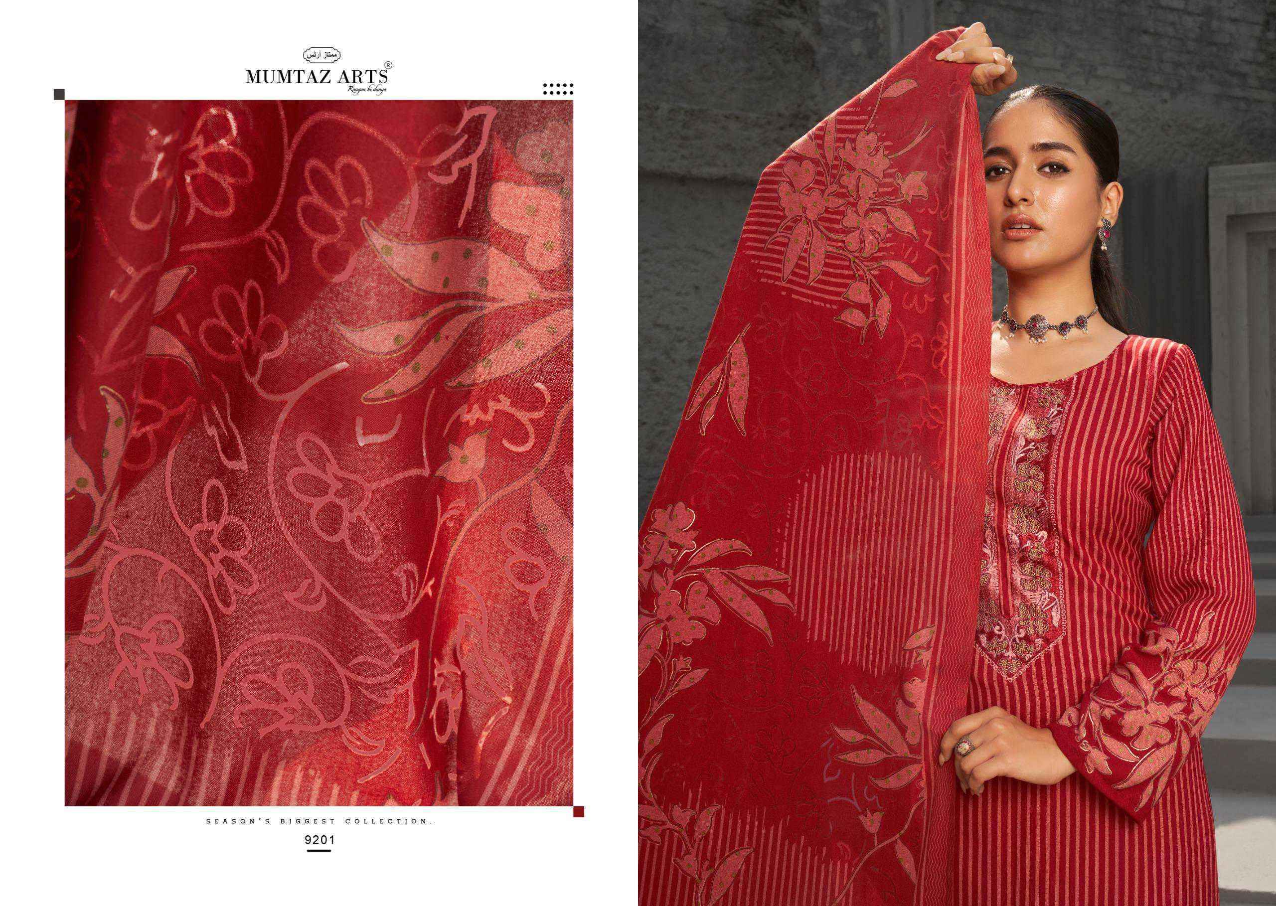 Mumtaz Arts Zohra Pashmina Dress Material (4 pcs Catalogue)