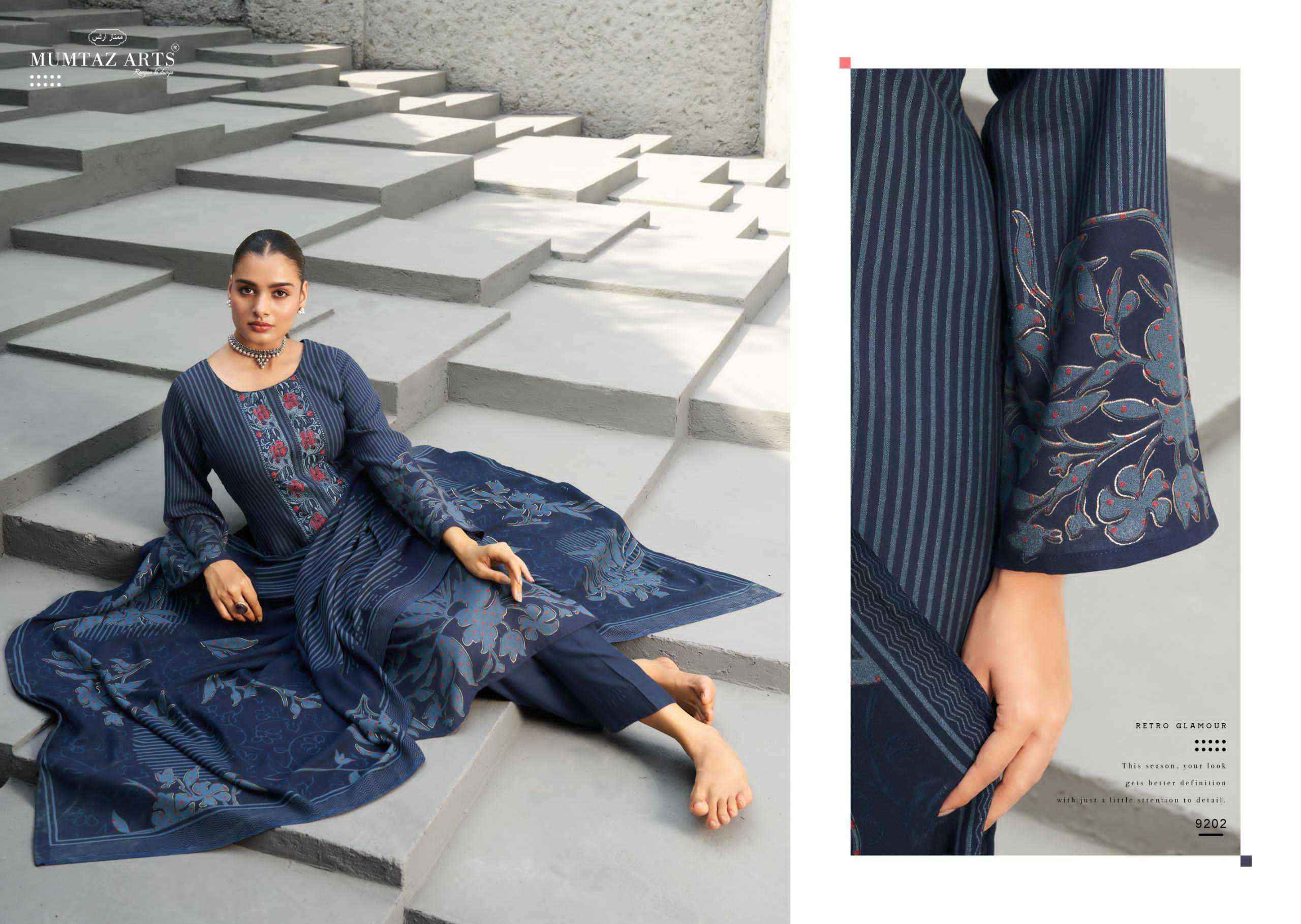 Mumtaz Arts Zohra Pashmina Dress Material (4 pcs Catalogue)