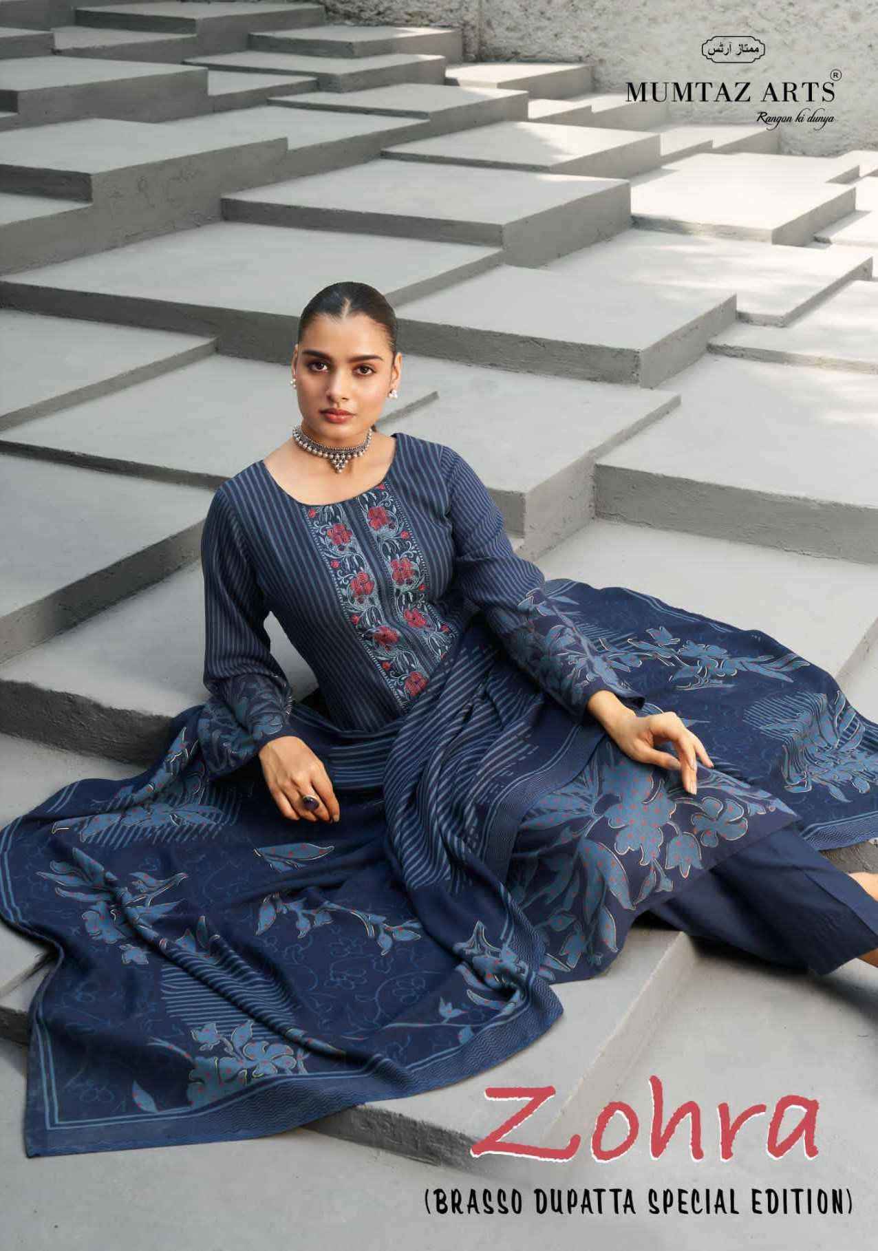 Mumtaz Arts Zohra Pashmina Dress Material (4 pcs Catalogue)