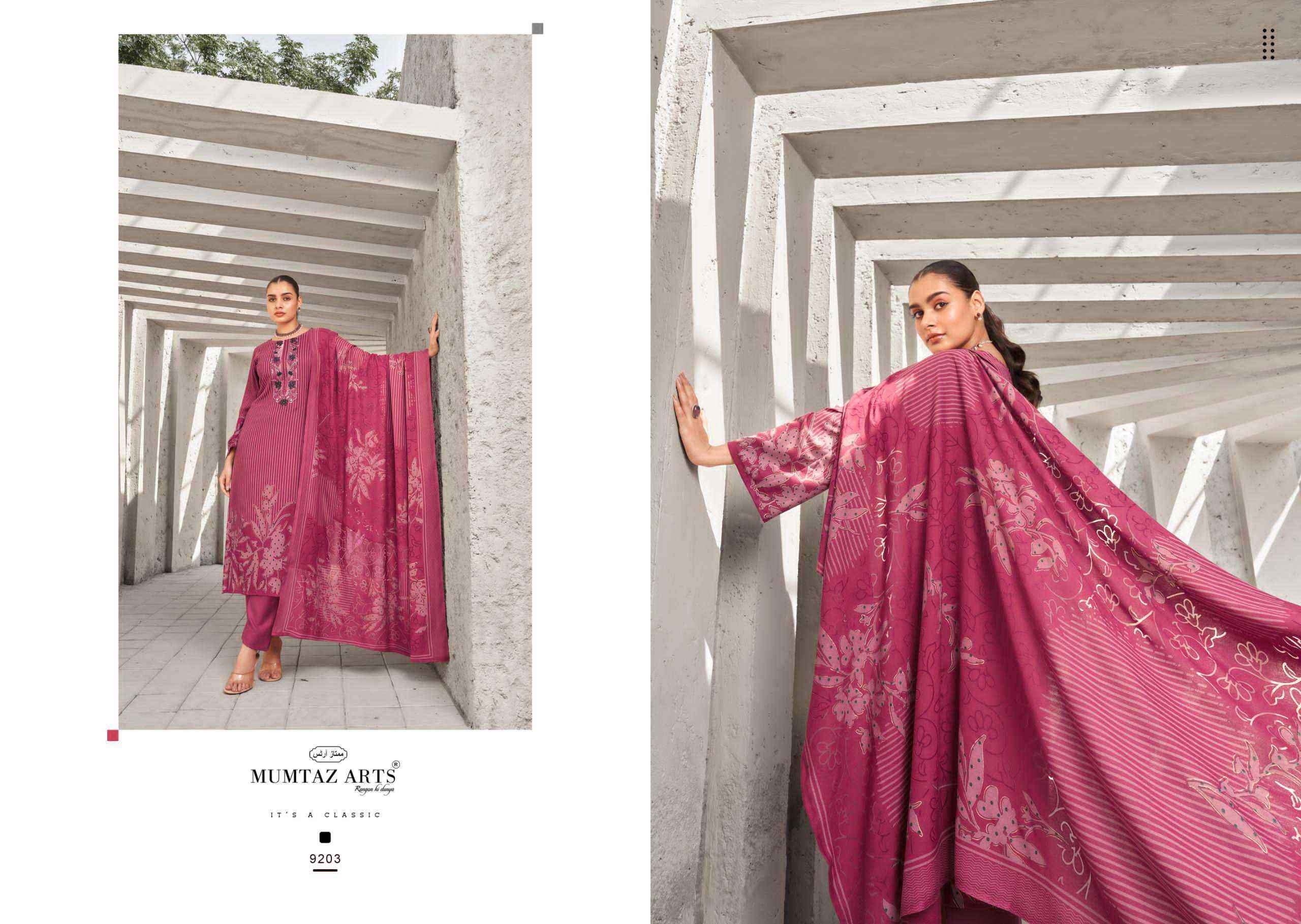 Mumtaz Arts Zohra Pashmina Dress Material (4 pcs Catalogue)