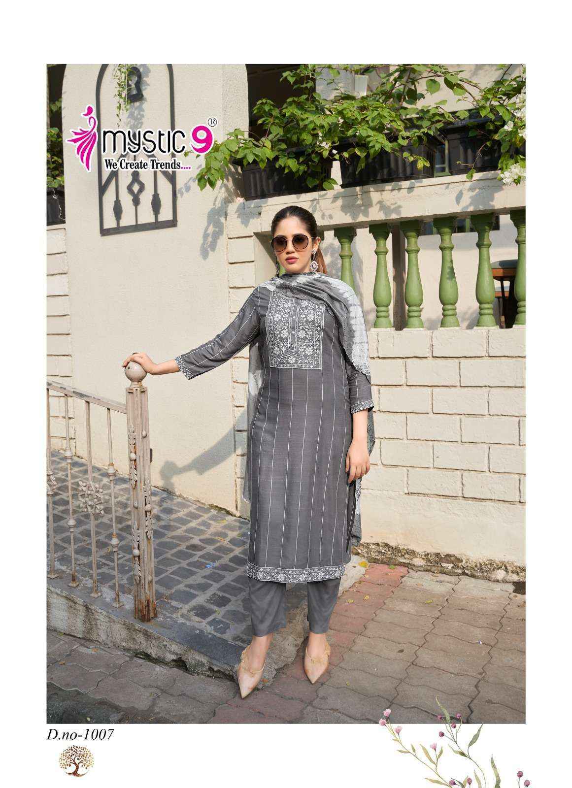 Mystic 9 Maya Vol-1 Rayon Readymade Suit Wholesale Online Mumbai