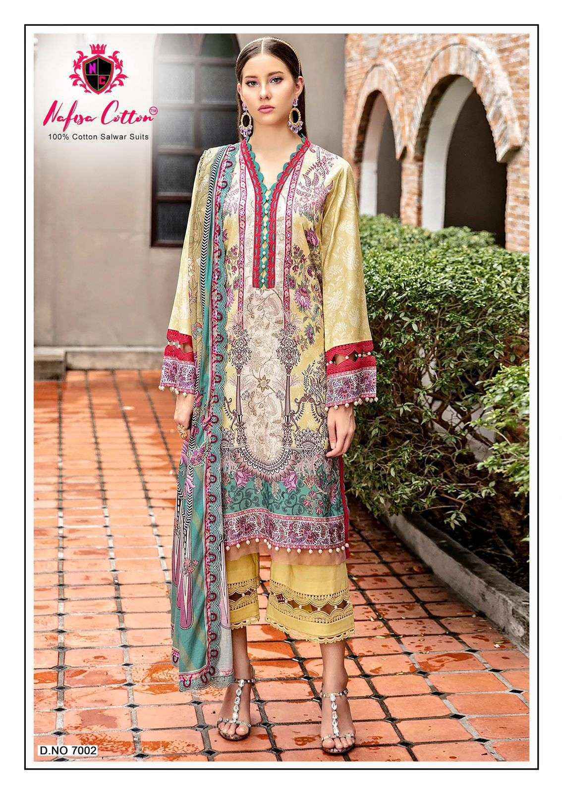 Nafisa Cotton Andaaz Karachi Suits Vol-7 Cotton Dress Material (6 pcs Catalogue)