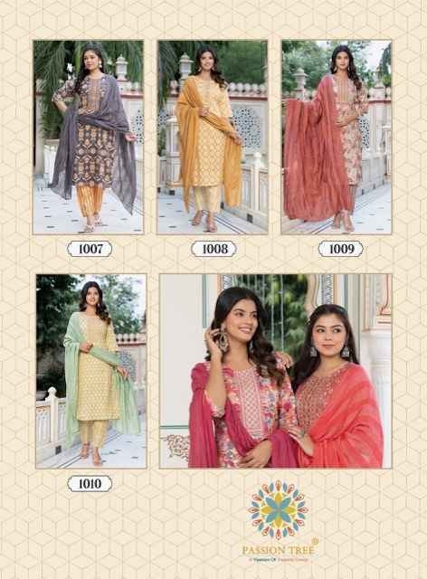 Passion Tree Palak Vol-2 Capsule Readymade Suit (10 pcs Catalogue)