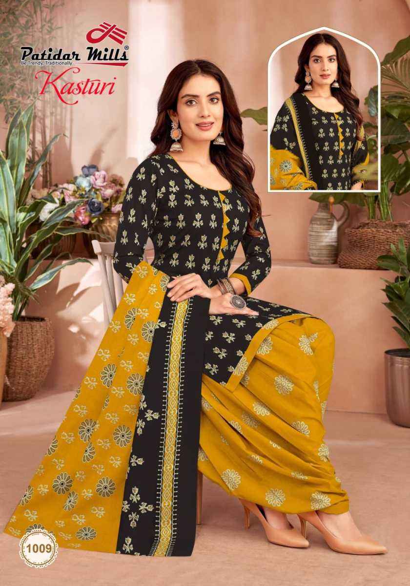 Patidar Mills Kasturi Vol-1 Cotton Dress Material (10 pcs Catalogue)