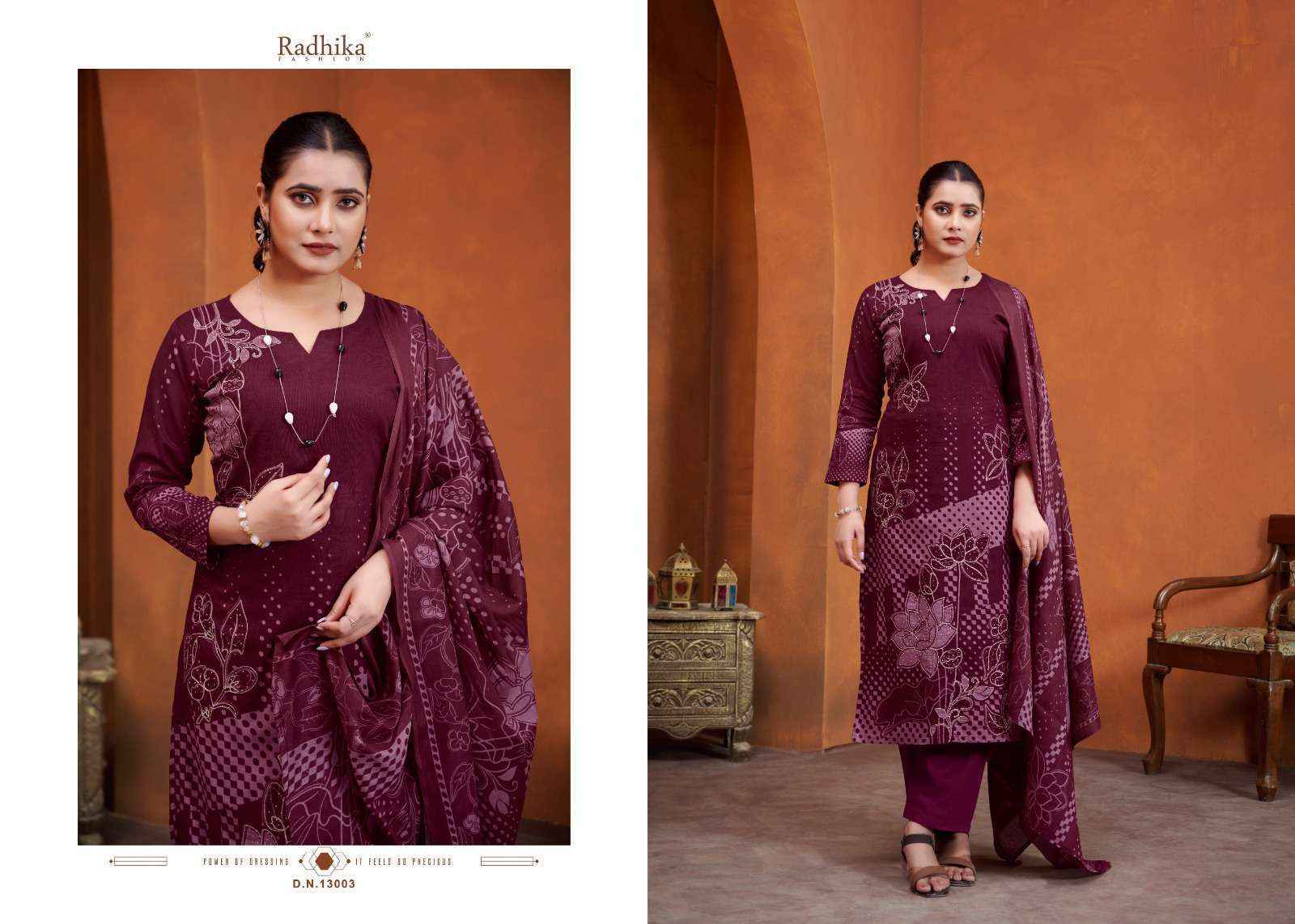 Radhika Fashion Azara Mannat Lawn Cotton Dress Material (4 pcs Catalogue)