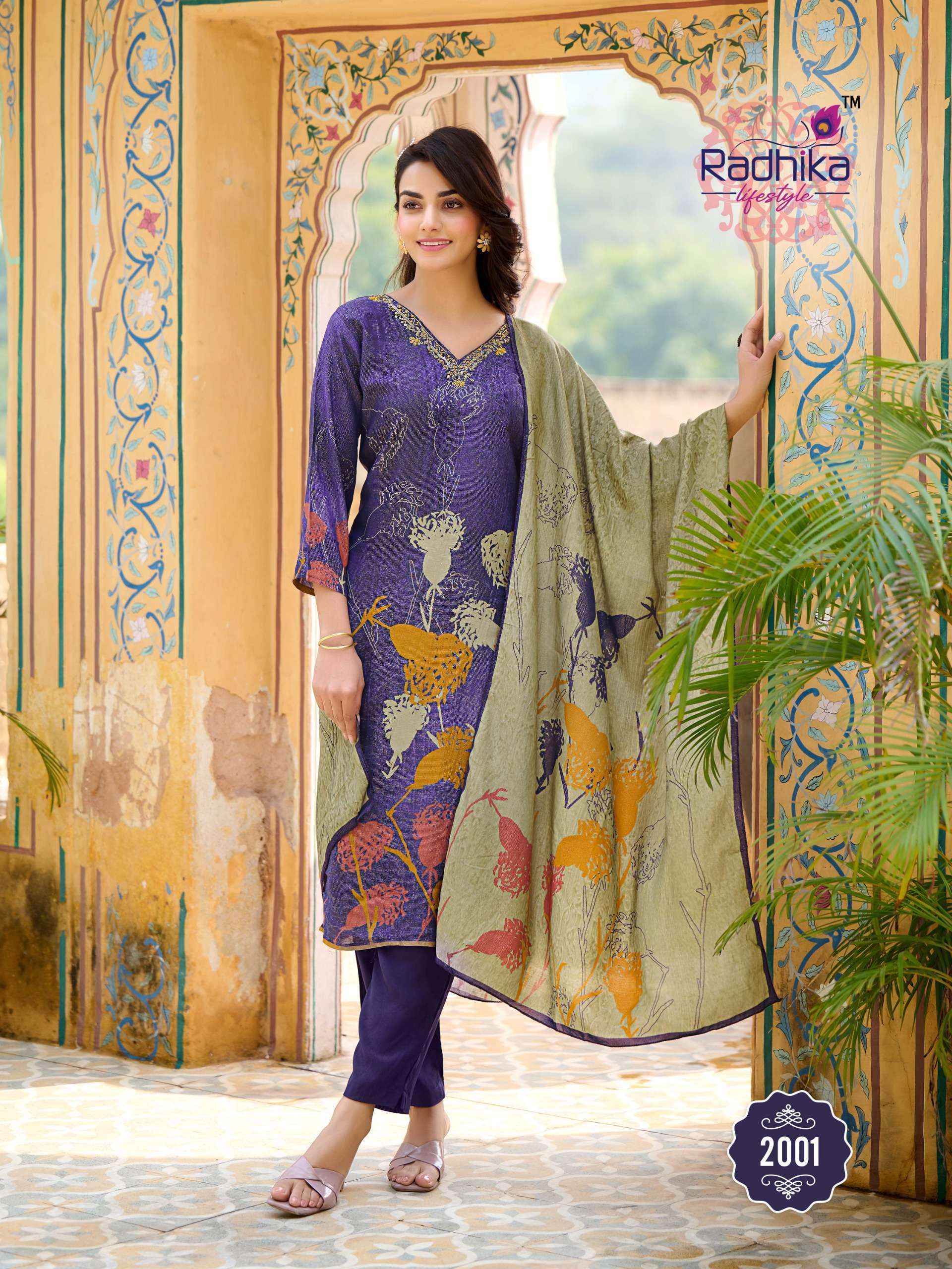 Radhika Lifestyle Festive Diaries Vol-2 Muslin Readymade Suit (6 pcs Catalogue)