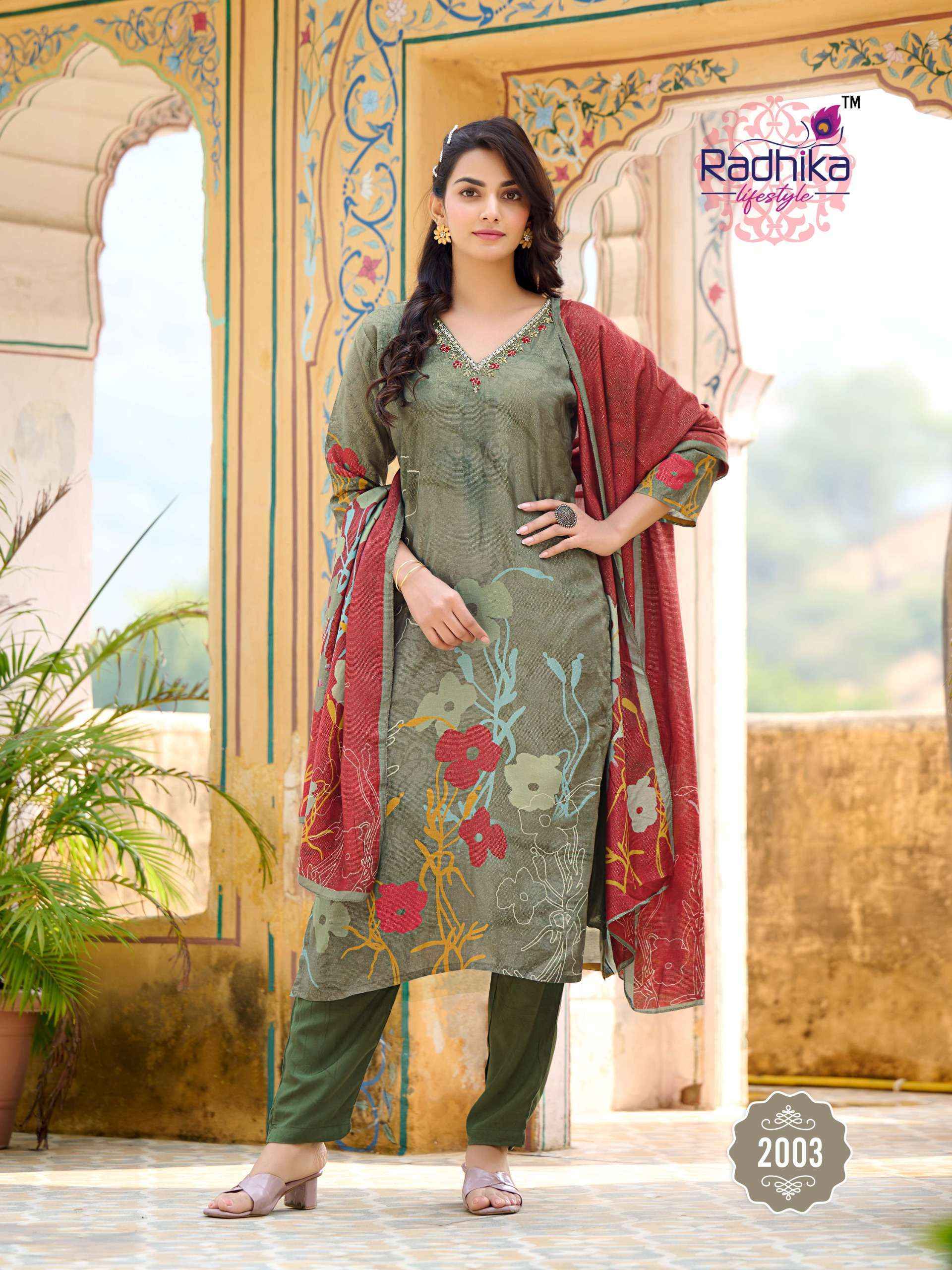 Radhika Lifestyle Festive Diaries Vol-2 Muslin Readymade Suit (6 pcs Catalogue)