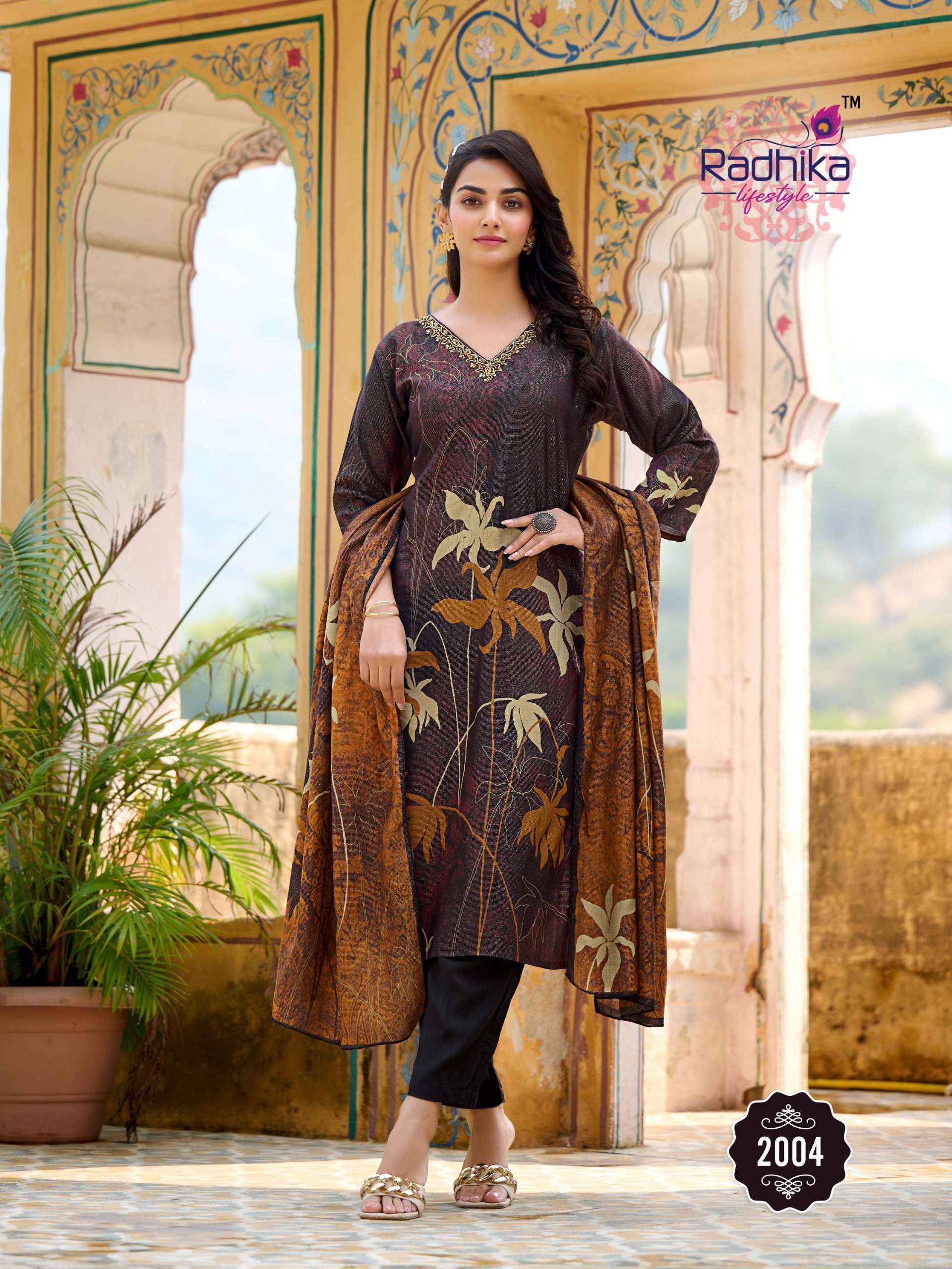 Radhika Lifestyle Festive Diaries Vol-2 Muslin Readymade Suit (6 pcs Catalogue)