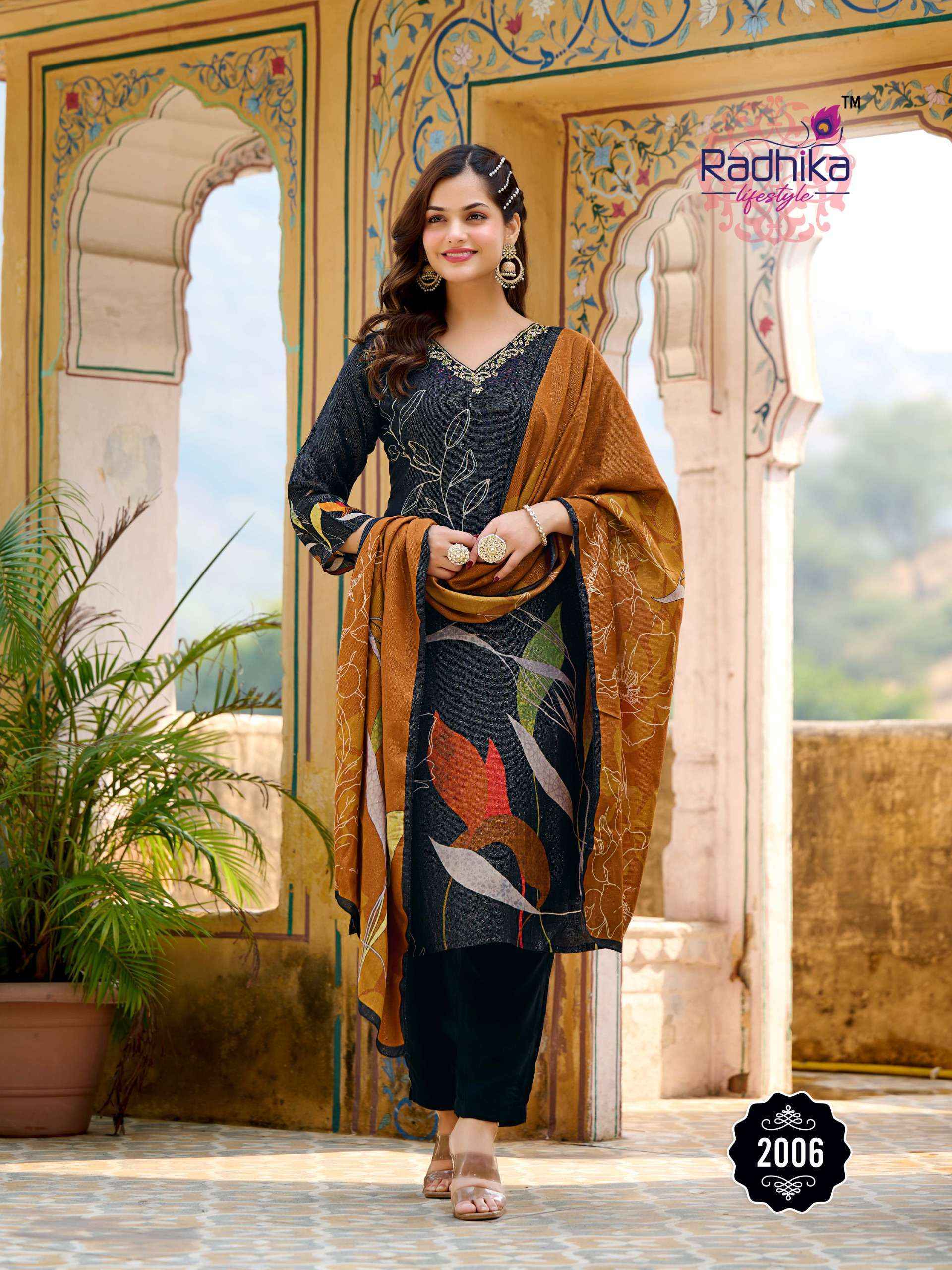 Radhika Lifestyle Festive Diaries Vol-2 Muslin Readymade Suit (6 pcs Catalogue)